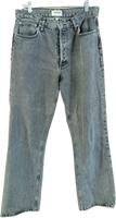 Agolde Black relaxed boot jean