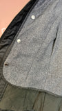 Karen Millen Grey Waxed Jacket