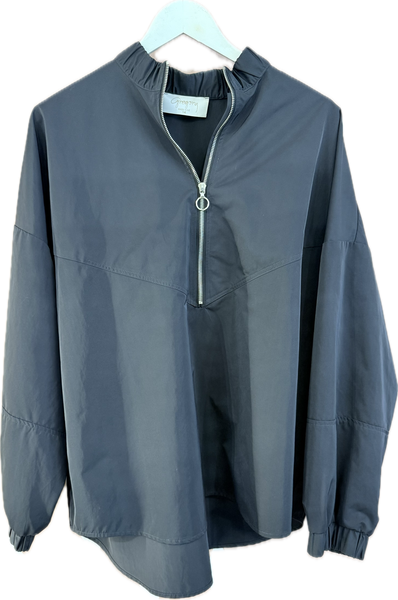 Gregory Zip Up Black Top