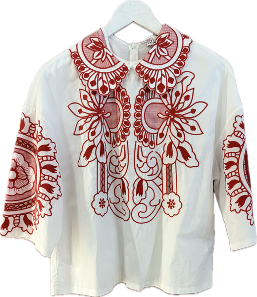 Red Valentino Boho Blouse