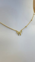 Bow Gold Necklace NEW