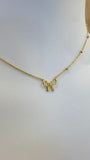 Bow Gold Necklace NEW