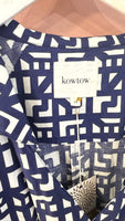 Kowtow Wrap Dress Graphic Print