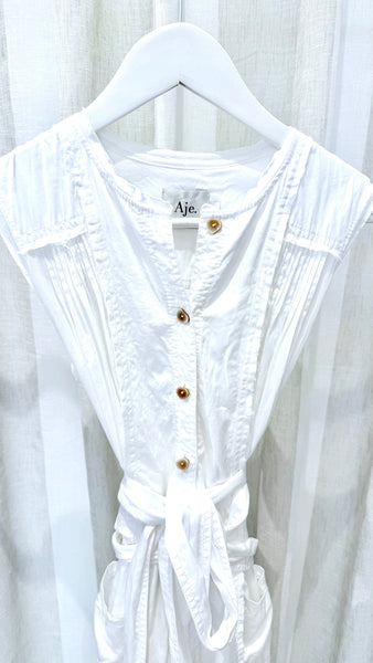 Aje white dress