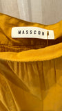 Masscob Tier Mustard Skirt Size 10