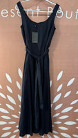 Carla Zampatti Ink Linen Dress