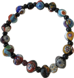 Murano style Millifliore glass bead