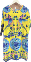 Cooper Yellow Silk Dress