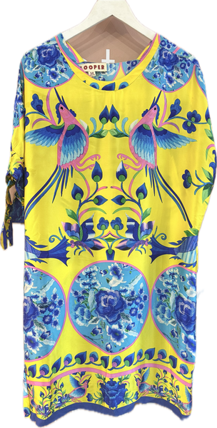 Cooper Yellow Silk Dress