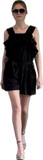 Karen Walker Playsuit Black