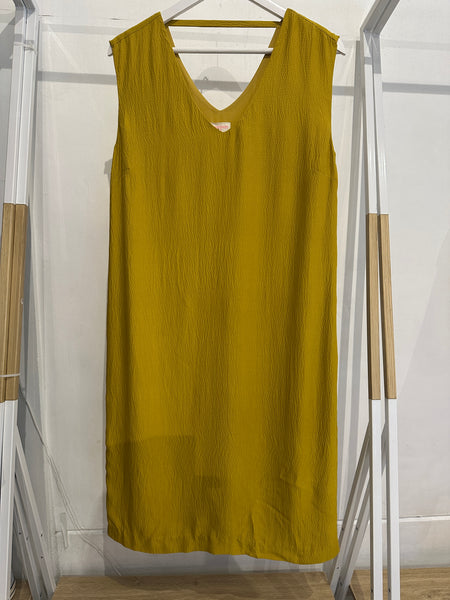 Sleeveless silk dress