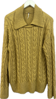Free people cabled jumper