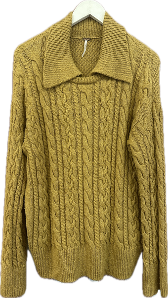 Free people cabled jumper
