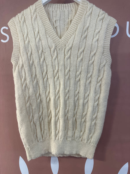 Cabled vest