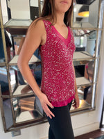 Pink Sequin Tank Size 8